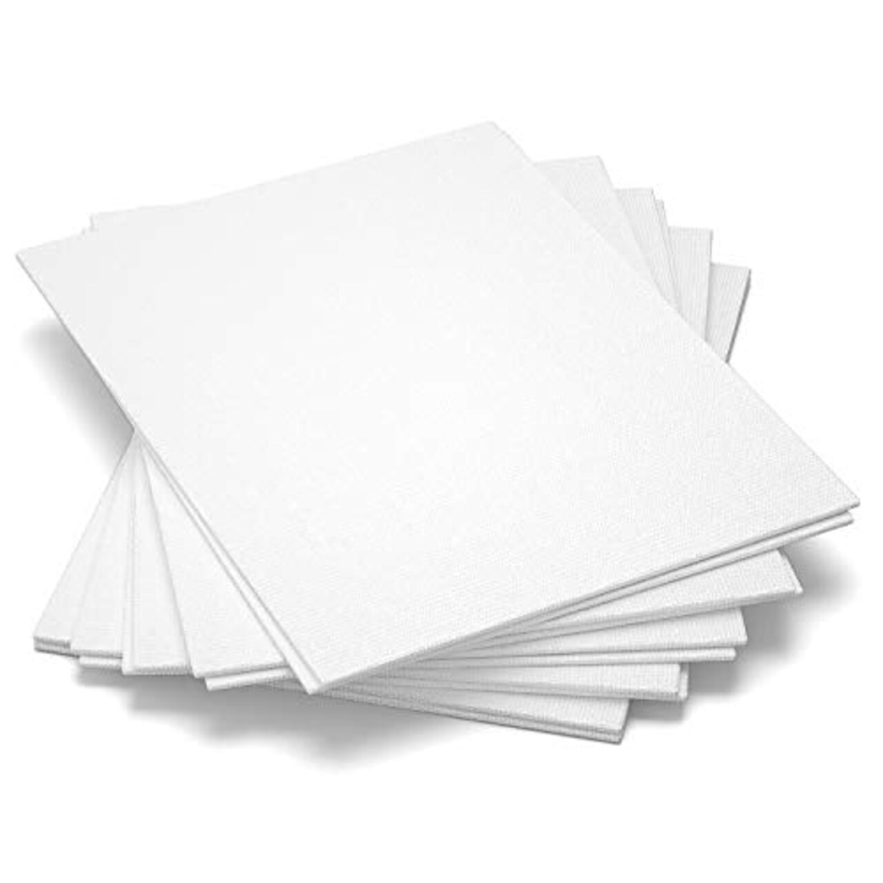 10 Pieces Canvas Boards, 8x10" inch ,Gesso Primed White Blank Canvases for Painting - 100% Cotton Art Supplies Canvas Panel for Acrylic Paint, Pouring, Oil Paint, Watercolor, Gouache
